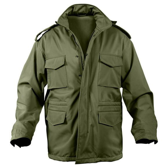 Rothco Soft Shell Tactical M-65 Field Jacket - Olive Drab, Medium