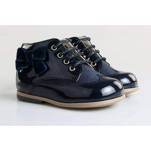 FW25 Beberlis Baby 24135 Bow Leather Lace Shoe