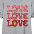 thumbnail image 3 of The Grinch - Grinch Love Stack  - Women's Oversized T-Shirt, 3 of 5