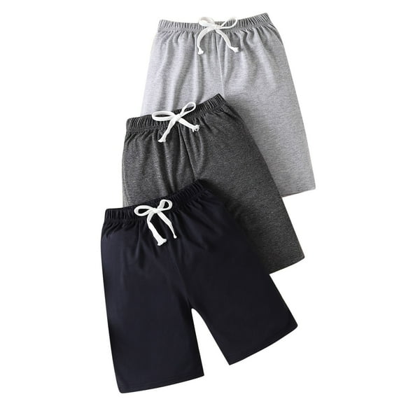 Odeerbi 2-8 Años Boys 3 Pc Summer Deportes Athletic Sports Shorts Informes de Color Sólido
