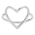 thumbnail image 4 of Guardurnaity Anillo de corazón portátil para mujer, ceremonia de boda, fiesta, banquete, niñas, anillos románticos de plata, joyería, mano, Ropa, zapatos y accesorios Miscelánea, 4 of 6