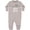 AC-Heather Grey, variant on Best Mema Ever Grandchild Baby Fleece Romper