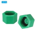 thumbnail image 3 of G1/2" Hex Female Thread PPR Pipe Fitting End Cap, Tubing Stopper for Preventing Leakage, Emerald 20Pcs, 3 of 4