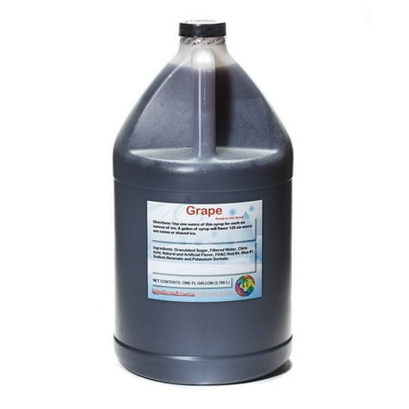 Grape Syrup - Grape Ready to Use Shaved Ice or Sno Cone Syrup Gallon