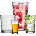 thumbnail image 6 of POPLASS Biscayne 24-Piece Family Drinking Glasses Set - Drinking Glassware Set with Highball Cooler, DOF (Double Old Fashioned), Juice Glasses and Shot Glasses - 6 Each, 6 of 10