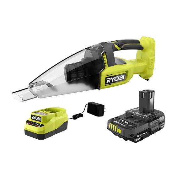 RYOBI PCL705K - Kit de aspiradora de mano multisuperficie de 18 V ONE+