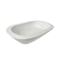 thumbnail image 2 of Bandeja de almacenamiento decorativa,Cuenco de madera para masa para centro de mesa para hacer velas,Bandeja rústica decorativa de madera hecha a mano para servir,Bandeja de Blanco, 2 of 6
