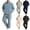 Light Blue, variant on Men’s Fuzzy Fleece Pajama Set, Full‑Zip Stand‑Collar Sleep Jacket with Side Hand Pockets & Long Sleep Pants, Warm Plush 2‑Piece Loungewear Outfit