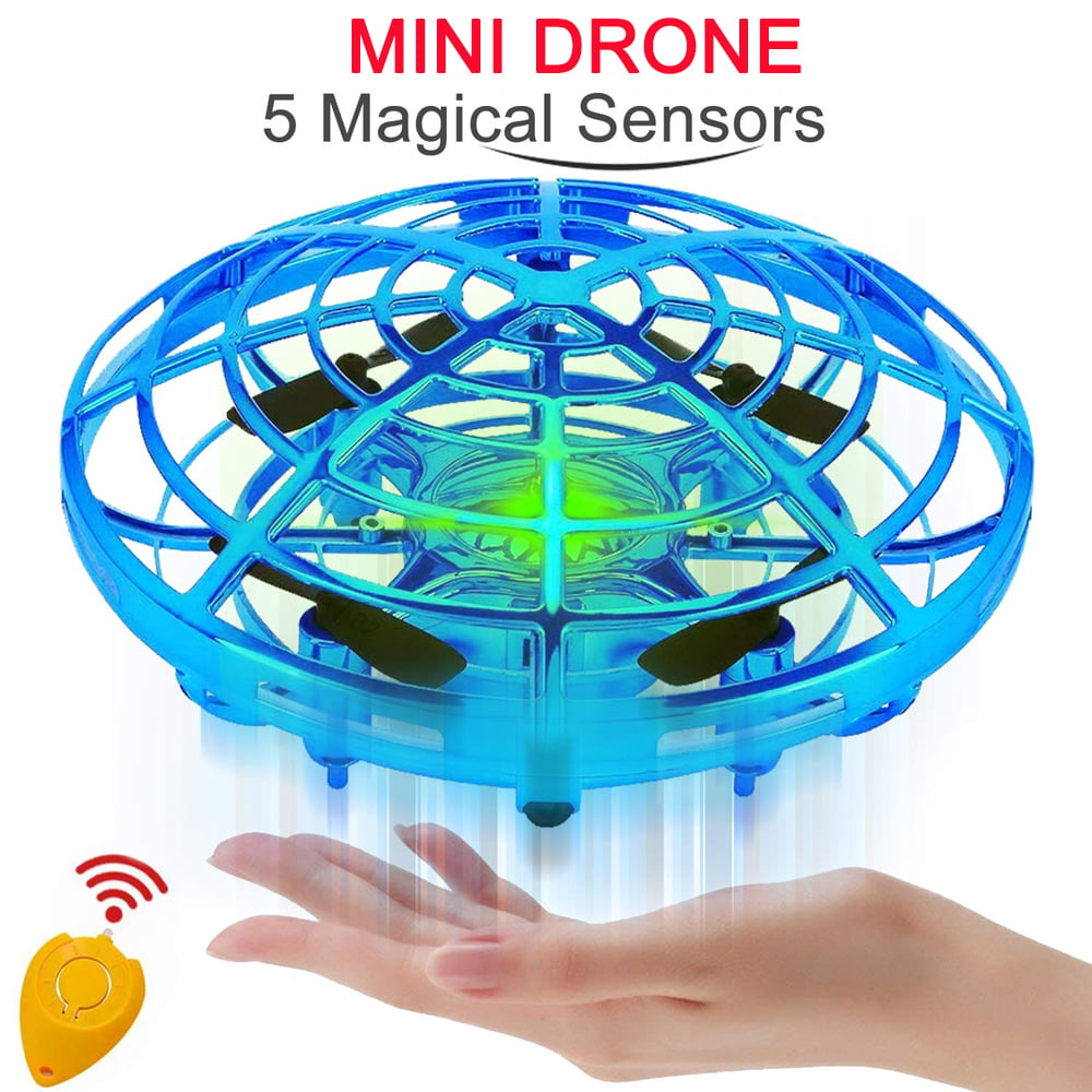 Mini Drone Infrared Sensor UFO Flying Toy Induction Aircraft Quadcopter fr Kids