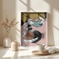 thumbnail image 4 of Croissant et caf&eacute; au lait Framed Art Modern Wall Decor, 4 of 15