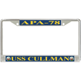 thumbnail image 1 of USS Cullman APA-78 License Plate Frame, 1 of 1