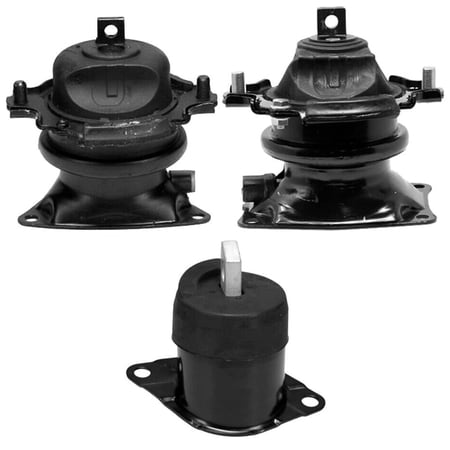 4M Auto Parts Hydraulic Rear Front & Right Engine Mounts 3PCS Set. Parts 9696 9467 9737. A65028EL A65003 A4575EL