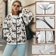 thumbnail image 6 of FOR U DESIGNS Bone Dachshund Zipper Hoodies for Women Cardigan Sweatshirts Lightweight Hooded Size S Oversized Zip Up Hoodie for Women Long Sleeve Sportswear Winter, 6 of 7