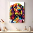 thumbnail image 4 of Field Spaniel Dog Canvas Wall Art Poster Prints Colorful Pop Animal Art Wall Decor Dog Picture Artwork Pet Dog Painting Poster for Home Bedroom Living Room Decoration Framed, 4 of 6