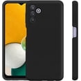 thumbnail image 2 of Samsung A13 5G Case,  Galaxy A13 5G Case, Liquid Silicone Case Dual Layer Hybrid Hard PC Soft Silicone Gel Rubber Bumper Slim Fit Shockproof Protective Phone Case for Samsung Galaxy A13 5G,Black, 2 of 6