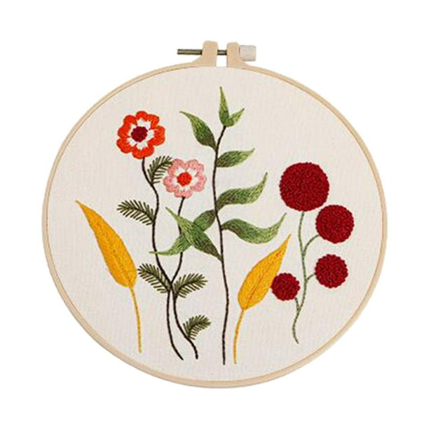 Embroidery Embroidery Cloth with Floral Pattern Cross Stitch