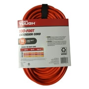 Hyper Tough 100 ft 16AWG/3 Indoor/Outdoor Light-Duty Orange Vinyl Extension Cord