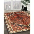 thumbnail image 3 of Ahgly Company Tapis Rectangulaire Traditionnel Lavable en Machine Rouge Tomate, 6 Pieds x 9 Pieds, 3 of 7