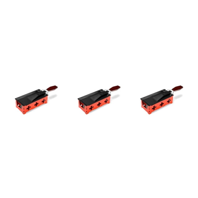 Billuyoard Juego de parrilla Reemplazo antiadherente Mini Rectangular Portátil Lavable Plegable Bistec BBQ Estufa de picnic Utensilios para Type1 NO1