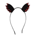 thumbnail image 2 of Diademas de fiesta de halloween Macarena Fledermausohren Stirnband, 2 of 8