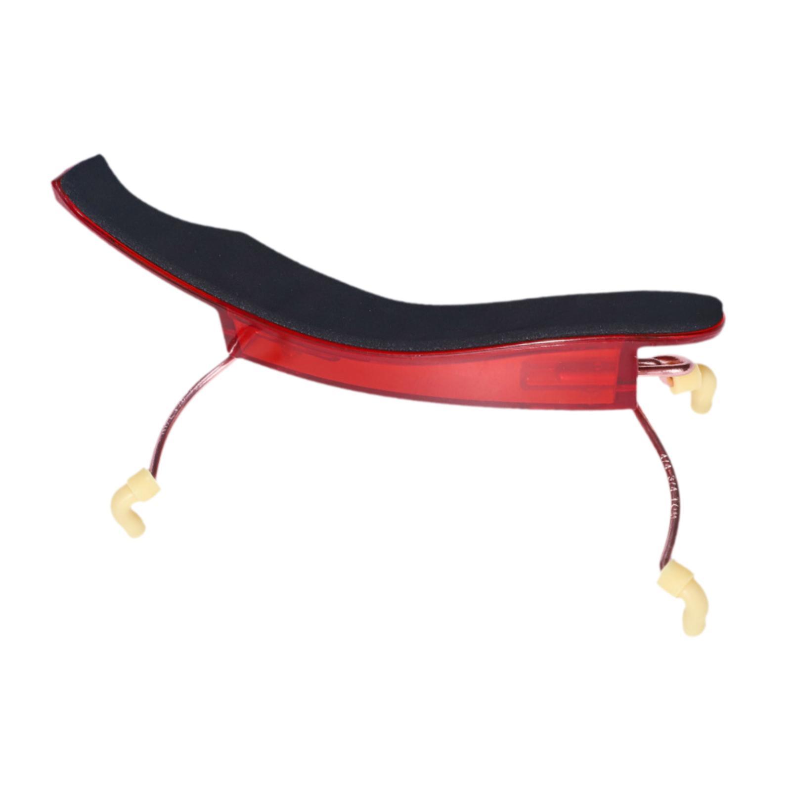 Violin Shoulder Rest Support Cushion Chin Rest Soft Silicone Non Slip Adjustable for Kids Adults Practice