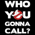 thumbnail image 2 of Men's Ghostbusters Theme Song Who You Gonna Call?  Graphic Tee Black 2X Large, 2 of 5