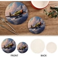 thumbnail image 4 of Coolnut Cartoon Aircraft Pot Holders Trivets Set 2Pcs, Potholders for Kitchens, Pure Cotton Thread Weave Trivets for Hot Dishes/Pot/Bowl/Teapot/Hot Pot Holders Home Decor Gifts, 4 of 7