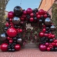 thumbnail image 1 of Kit de arco para globos Captank, negro y rojo, grueso, con doble relleno, 1 of 9