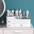 thumbnail image 1 of MIUOPUR Organizador de maquillaje para tocador, organizador de escritorio de gran capacidad con cajones para cosméticos, lápices labiales, joyas, cuidado de uñas, cuidado de la piel, ideal para encime, 1 of 5