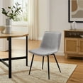 thumbnail image 4 of Home Square 5-Piece Set with Dining Table and 4 Dining Chairs in Gray, 4 of 20