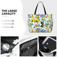 thumbnail image 3 of Pofeuu Summer Leopard Print Beach Bag,Waterproof Sandproof Beach Tote Bag, Large Capacity Foldable Beach Bags for Women, 3 of 7