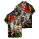thumbnail image 3 of Camisa De Botones Para Hombre Nueva camisa de manga corta holgada informal con estampado digital 3d y estampado de (Grey, L), 3 of 4