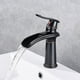 thumbnail image 3 of Grifo de lavabo antiguo de color negro y cobre, grifo de lavabo, grifo de lavabo, grifo de cascada, 3 of 5