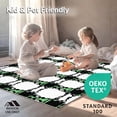 thumbnail image 4 of ODIKA 6'x9' Machine Washable Non-Slip Area Rug, Yuletide Gingham Decorative Accent High Traffic Rug, White, 616410, 4 of 5