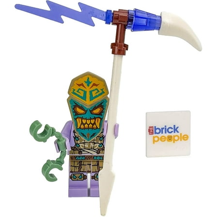 LEGO Ninjago: Thunder Keeper Minifig with Lightning Staff
