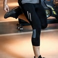 thumbnail image 2 of Men's Compression Tights, Sweat-Wicking Fabric, Running and Cycling Tights, 2 of 8