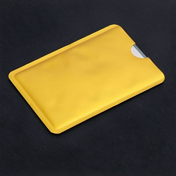 TELOLY Shielding Signal Aluminum Foil Card Anti-Theft RFID Card Read Proof Wallet Cover Anti-Scan RFID Blocking Sleeve ID Card Protector Blocker