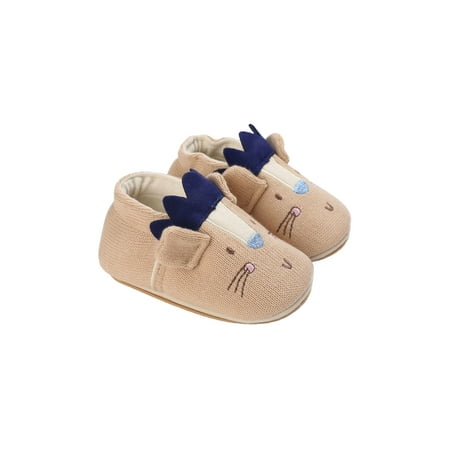 

Binpure Baby First Walking Shoes Cartoon Animal Soft Sole Anti-Slip Crib Shoes