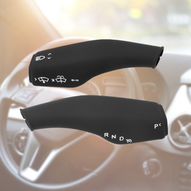 Cubierta De Cambio De Marchas Cubierta Interior de palanca de cambios de silicona para coche Tesla Model 3 Model Y (negro)