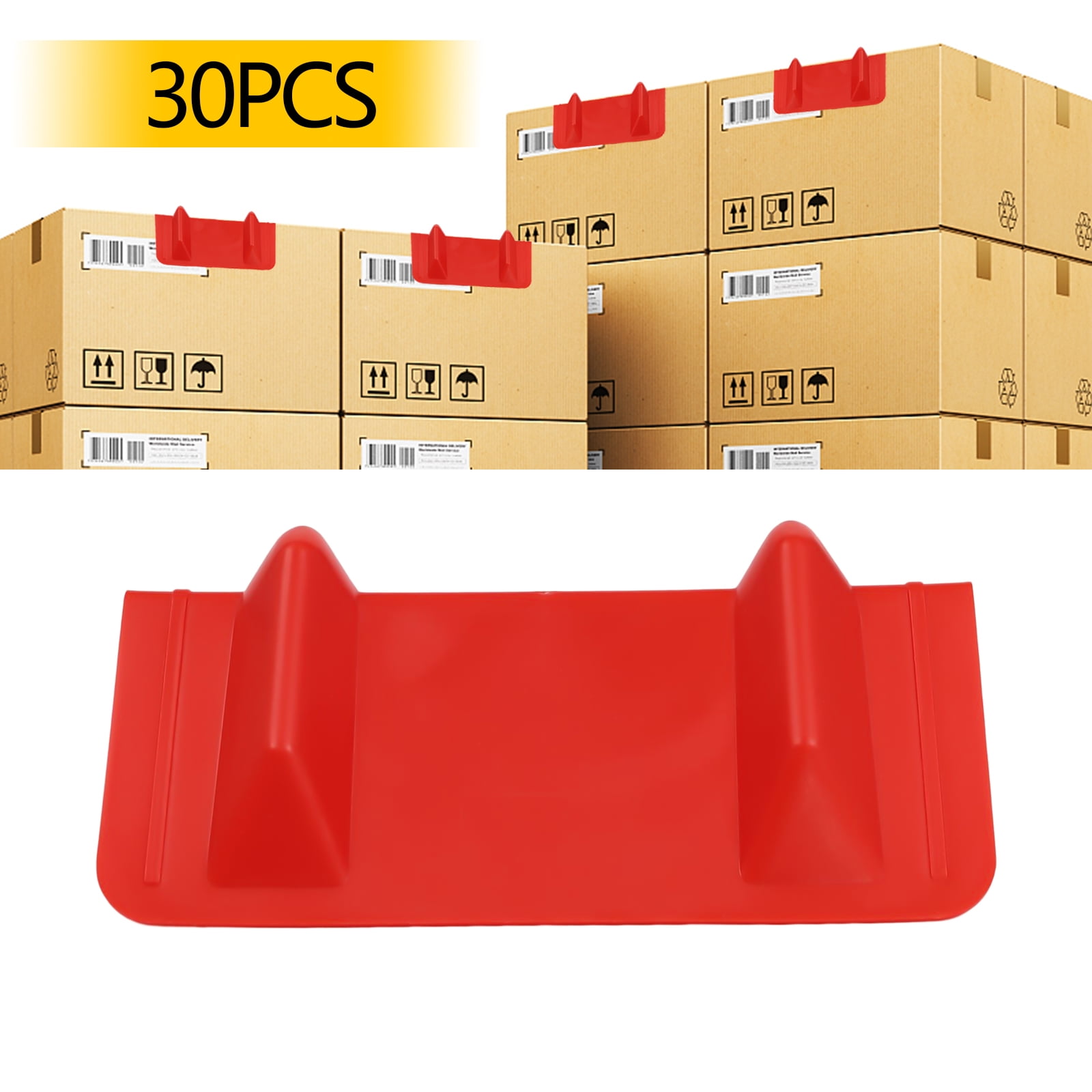 Red 30-Pack Corner Protector, Edge Protectors Flatbed, Protects Cargo Edges