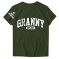 thumbnail image 1 of Blouses pour Femmes, Mode Féminine Hauts Imprimés Manches Courtes Blouse Amusante Col Rond T-Shirt Hauts, 1 of 3