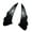 Black-Carbon fiber, variant on Rear Bumper Spoiler Air Vent Cover Side Canard for Mercedes-Benz CLA C Class C118 CLA180 2020 onwards