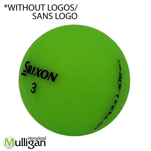 Mulligan - 48 Srixon Soft Feel 5A Pristine Recycled Used Golf Balls, Green