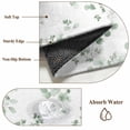 thumbnail image 6 of 5'x8' Area Rugs, Tropical Foliage Indoor Outdoor Area Rug for Living Room Bedroom, Sage Green Botanical Spring Foliage Washable Bathroom Rugs Kitchen Floor Carpet Mats Home Decor Aesthetic, 6 of 8