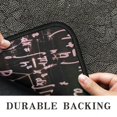 thumbnail image 6 of Math Equations Glowing Formulas Black Pattern Door Rugs,Washable Non Slip Door Mats Indoor,Decorative Door Mats,Entry Mat Indoor for Entrance,Bedroom,Kitchen,Bathroom,30"x17", 6 of 6