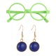 thumbnail image 1 of Accesorios para disfraces de cosplay para niños, gafas, pendientes, accesorios para disfraces, decoración de fiestas infantiles., 1 of 7