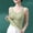 Light green, variant on Pocketed Mastectomy Camisole for Women with Built in Shelf Bra Post Surgery Tank Top Breast Form Pockets Sleeveless Recovery Cami Soft Modal Top, Black,XXXL