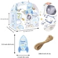 thumbnail image 3 of 24PCS Blue Space Astronaut Party Favor Gift Boxes for Boy With Thank You Tags, First Trip Around the Sun Candy Treat Goodie Bags Boxes for Boy Birthday Baby Shower Decorations, 3 of 4