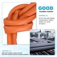 thumbnail image 4 of Tubo de aislamiento de espuma Uxcell, cubierta de espuma para tuberías, tubing de espuma para soporte de agarre de unidad de aire acondicionado naranja 1"ID x 3.28Ft, 4 of 7