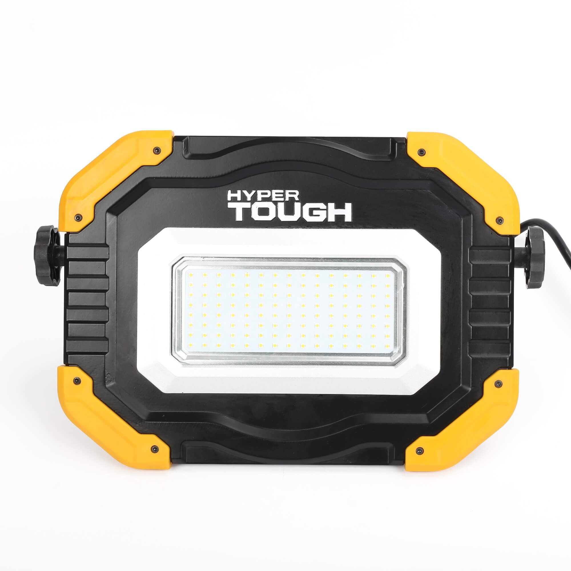 Hyper Tough 10000 Lumen Aluminum LED Corded Work Light, Yellow, Black, Model 7061